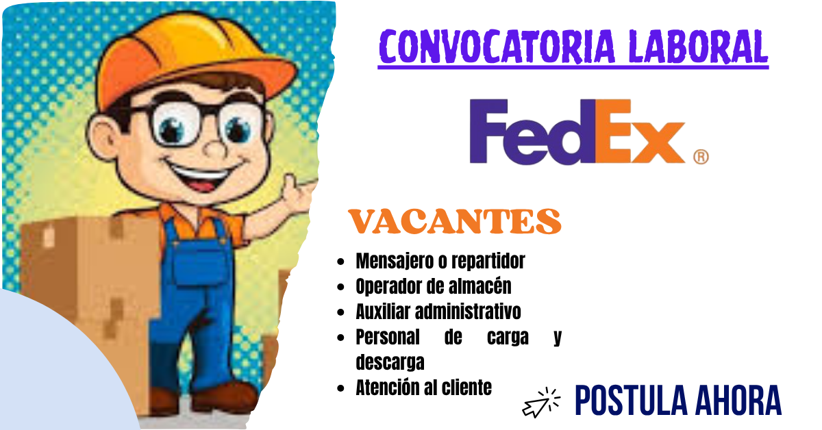 Convocatoria Laboral - Fedex