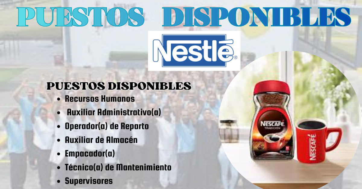 Puestos Disponibles - Nestle